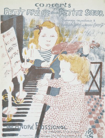 Sheet Music Cover for André Rossignol